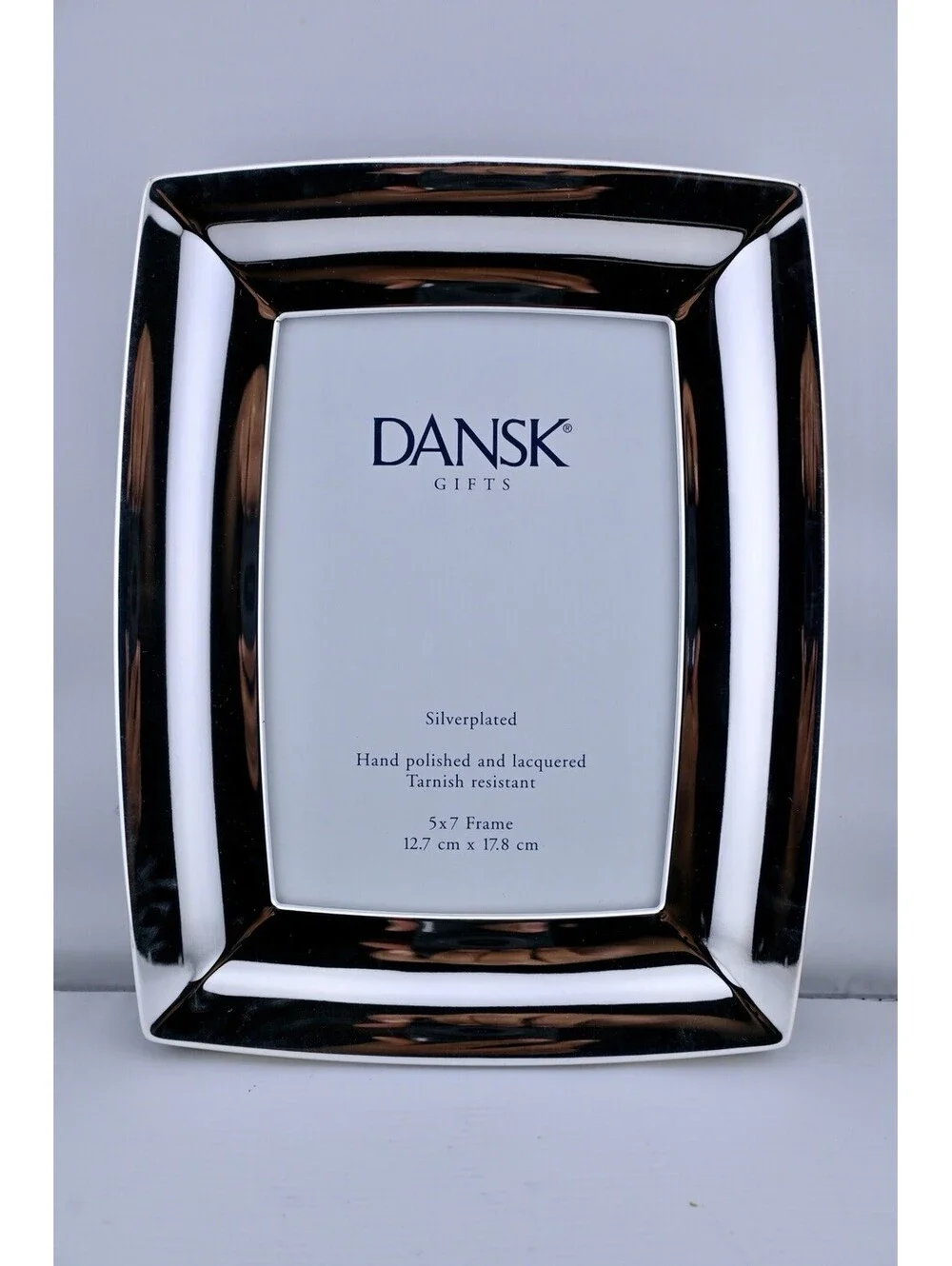 3 Dansk Gifts Rondure 2-5 X 7 And 1-4 X 6 Silver Plated Picture Frame